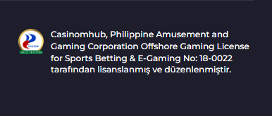 Casinomhub lisans bilgileri